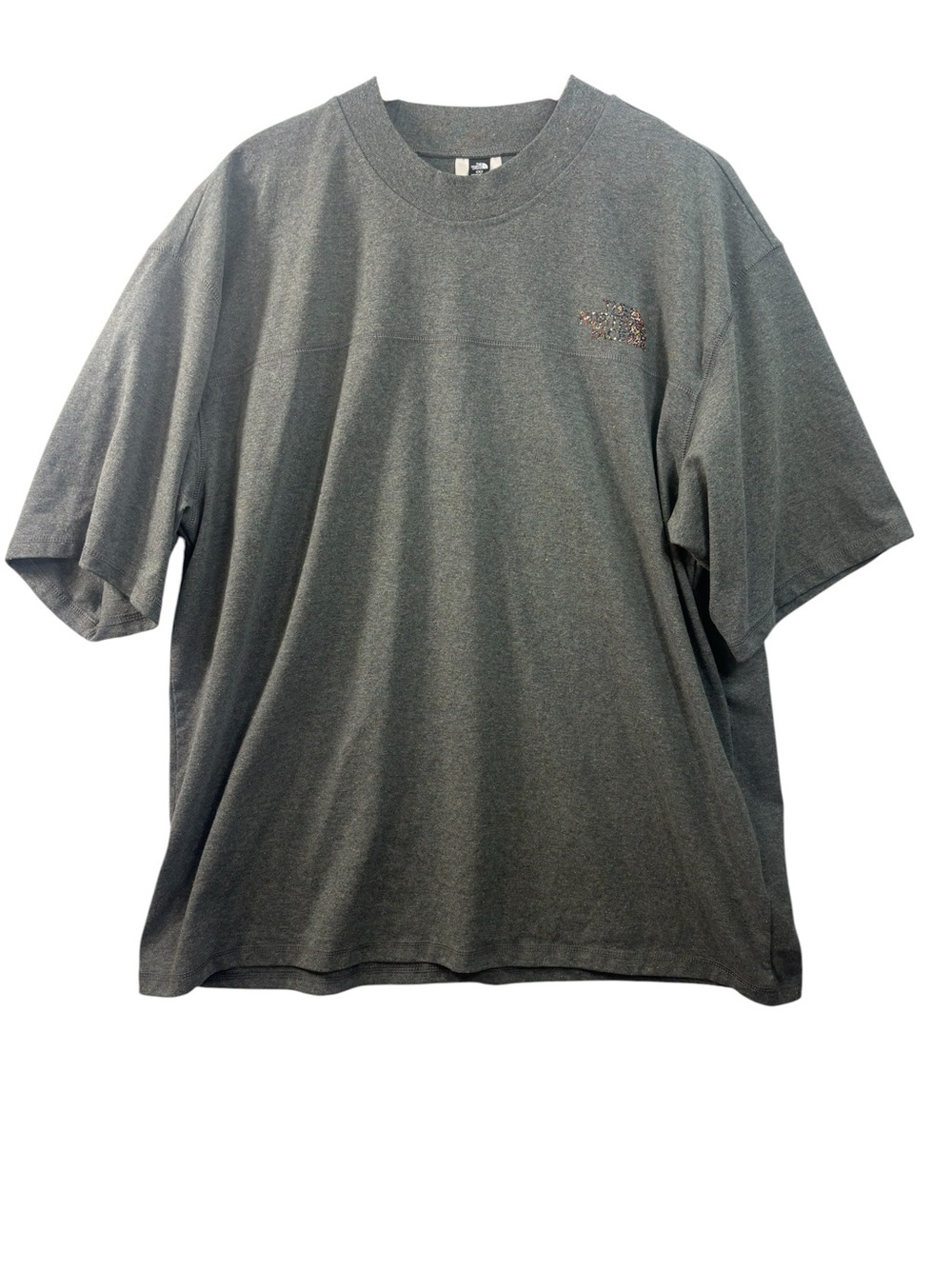 The North Face Regrind Tee Men’s Size XL Circular Design Grey Tshirt